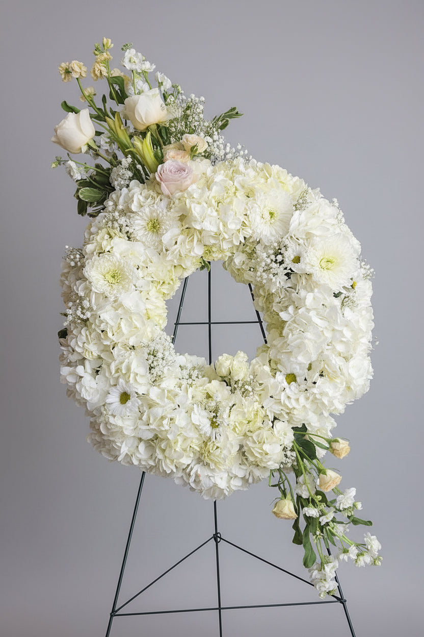 Lasting Serenity Custom Tribute Standing Wreath IN 401