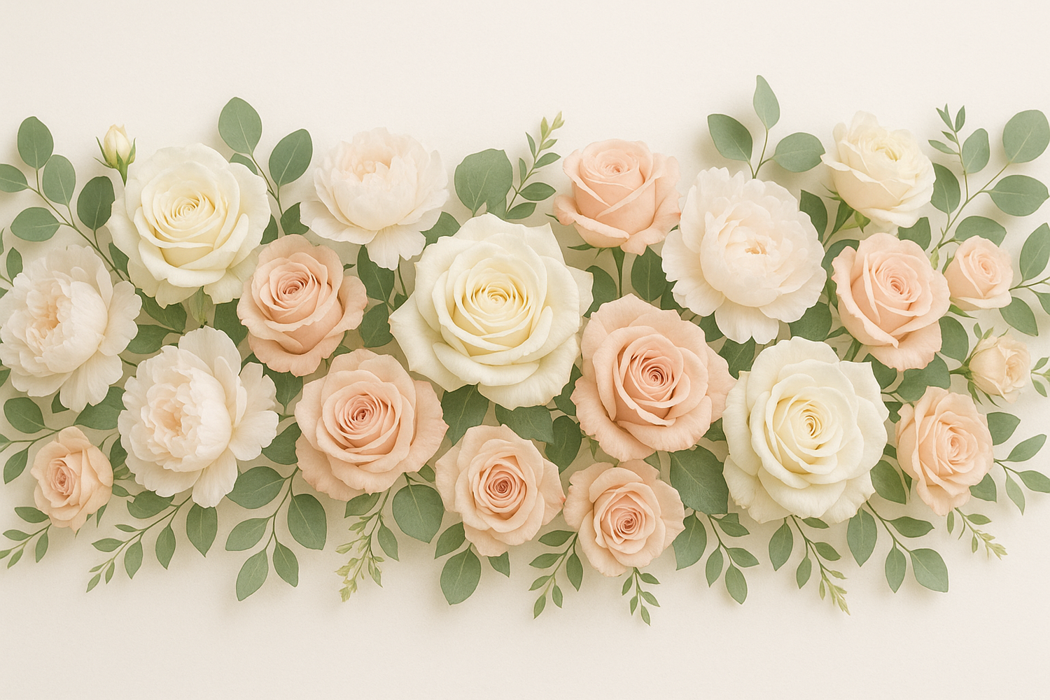 Wedding flower banner
