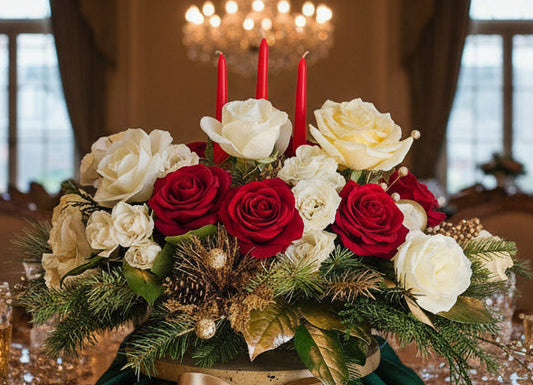 Christmas Glow Candlelight Centerpiece IN 100