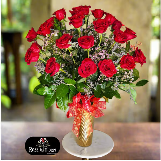 Handcrafted floral bouquet from Rose & Thorn Florist, available in multiple sizes including Standard, Deluxe, and Premium. Fresh flower delivery in Scottsdale, Paradise Valley & Phoenix.