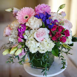 Handcrafted floral bouquet from Rose & Thorn Florist, available in multiple sizes including Standard, Deluxe, and Premium. Fresh flower delivery in Scottsdale, Paradise Valley & Phoenix.