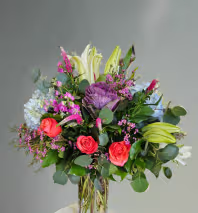 Handcrafted floral bouquet from Rose & Thorn Florist, available in multiple sizes including Standard, Deluxe, and Premium. Fresh flower delivery in Scottsdale, Paradise Valley & Phoenix.