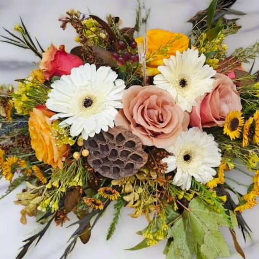 Handcrafted floral bouquet from Rose & Thorn Florist, available in multiple sizes including Standard, Deluxe, and Premium. Fresh flower delivery in Scottsdale, Paradise Valley & Phoenix.