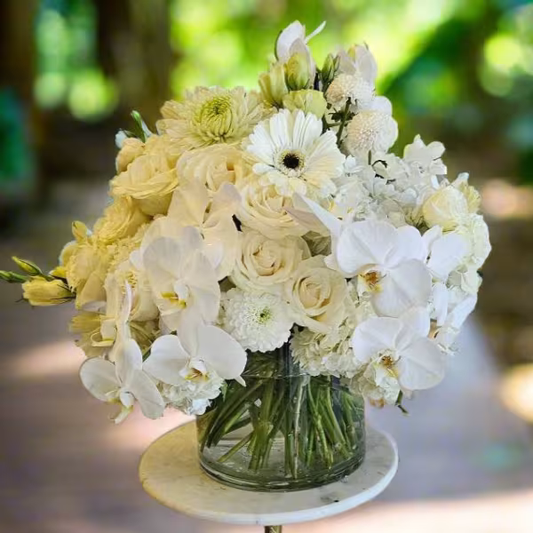 Handcrafted floral bouquet from Rose & Thorn Florist, available in multiple sizes including Standard, Deluxe, and Premium. Fresh flower delivery in Scottsdale, Paradise Valley & Phoenix.