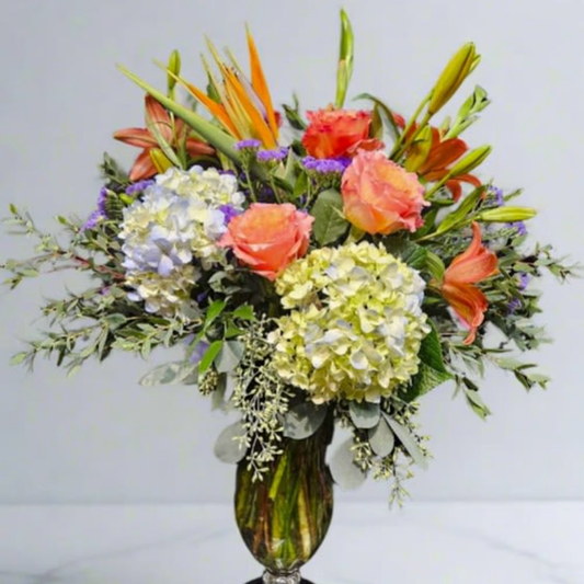 Handcrafted floral bouquet from Rose & Thorn Florist, available in multiple sizes including Standard, Deluxe, and Premium. Fresh flower delivery in Scottsdale, Paradise Valley & Phoenix.