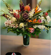 Handcrafted floral bouquet from Rose & Thorn Florist, available in multiple sizes including Standard, Deluxe, and Premium. Fresh flower delivery in Scottsdale, Paradise Valley & Phoenix.