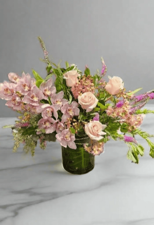 Handcrafted floral bouquet from Rose & Thorn Florist, available in multiple sizes including Standard, Deluxe, and Premium. Fresh flower delivery in Scottsdale, Paradise Valley & Phoenix.