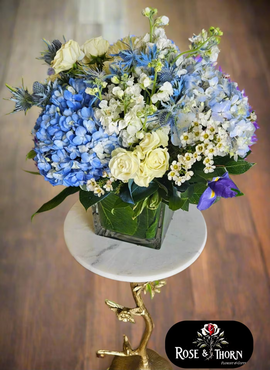Handcrafted floral bouquet from Rose & Thorn Florist, available in multiple sizes including Standard, Deluxe, and Premium. Fresh flower delivery in Scottsdale, Paradise Valley & Phoenix.
