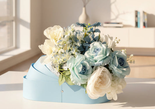 Baby Boy Blossom Box 💙🤍🌸 IN : 500