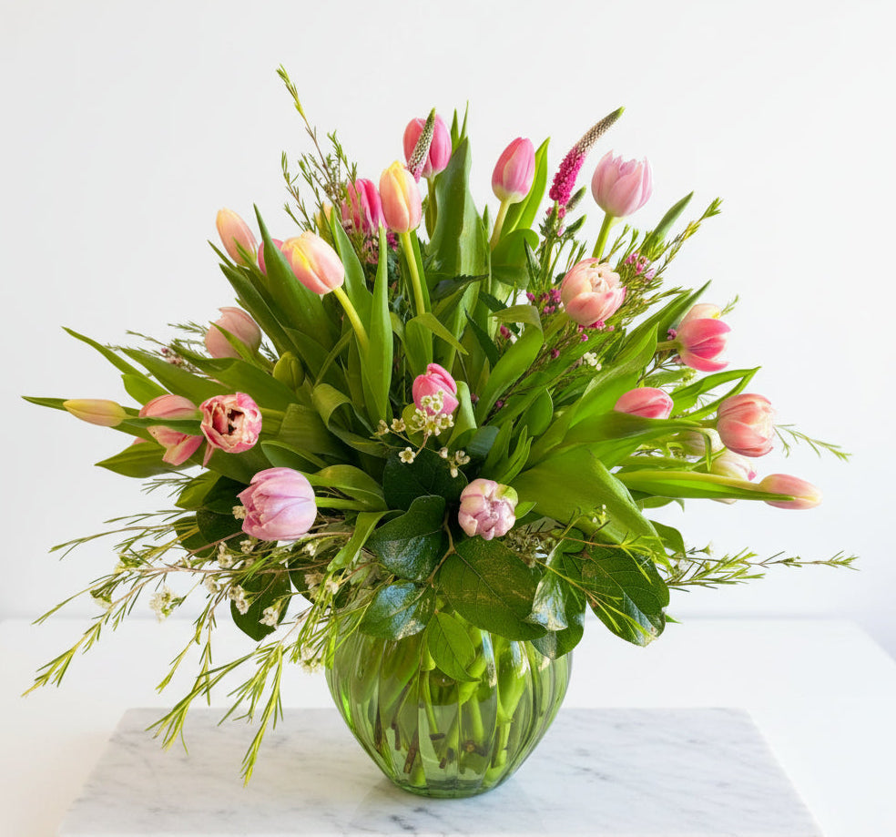 Lucky Charm  ( 3 dozen tulips): IN 15