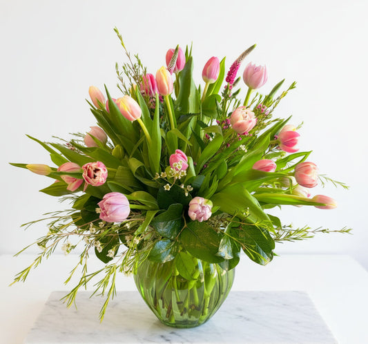 Lucky Charm  ( 3 dozen tulips): IN 15